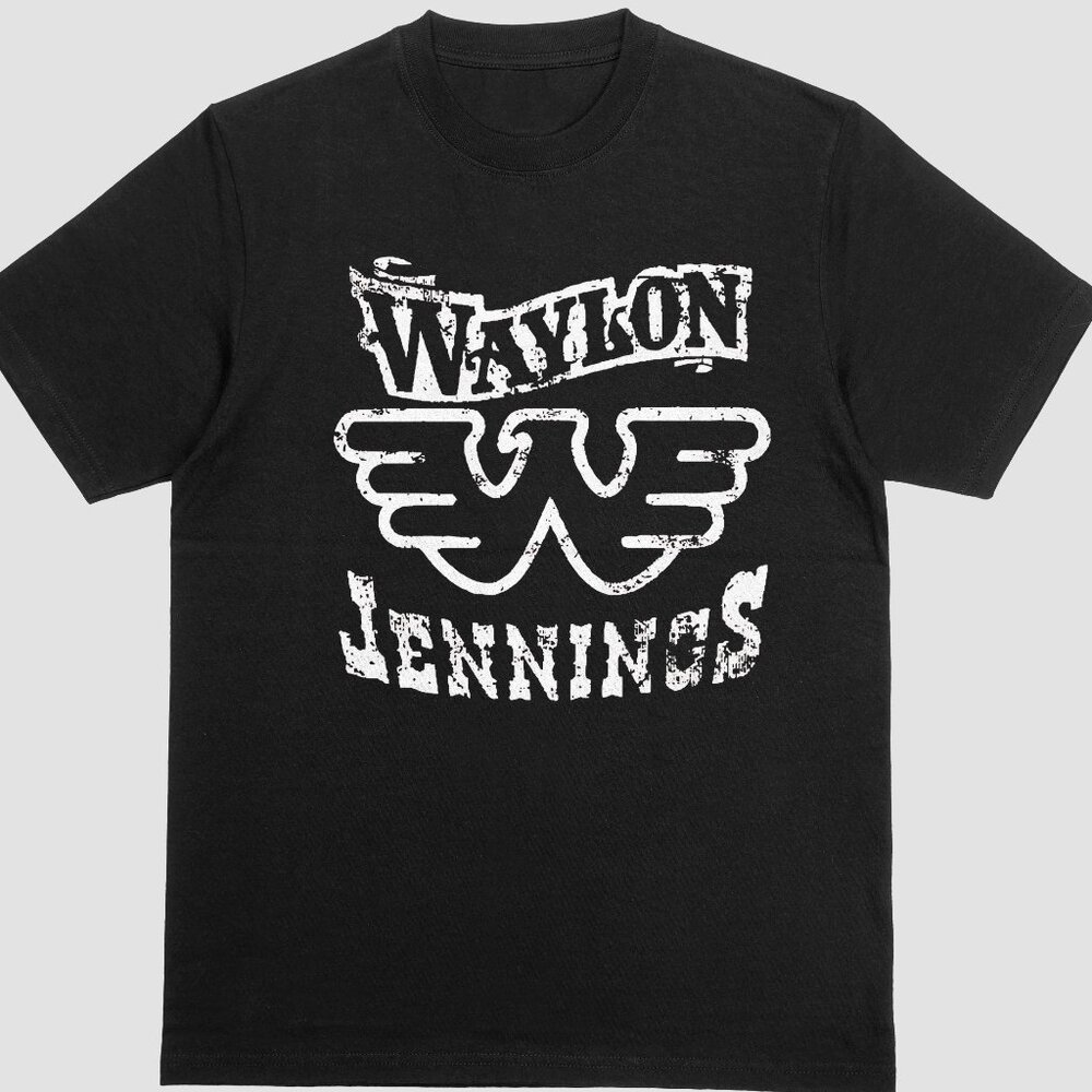 Waylon Jennings Outlaw Country Music Singer T-shirt